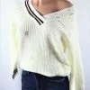 IMG_1659 Distressed Stripe Sweater