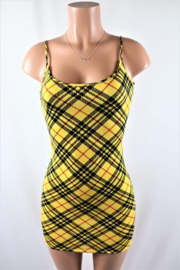 Tess Plaid Mini Dress