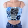 Patchwork Crop Top