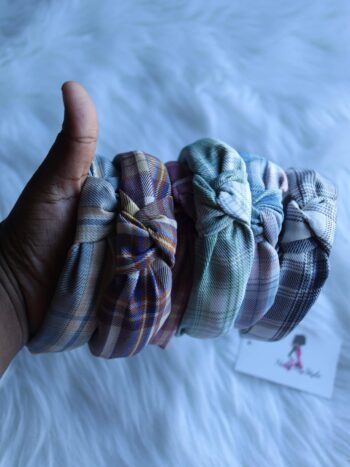 Plaid Knot Headband Plaid Knot Headband