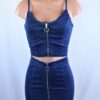 Denim Skirt Set