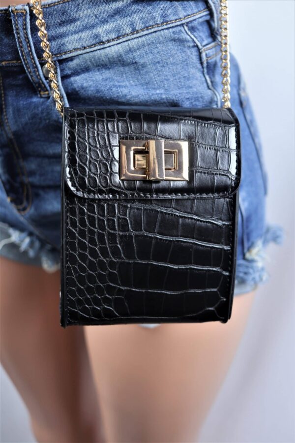 Faux Croc Bag