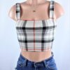 Marissa Plaid Crop Top