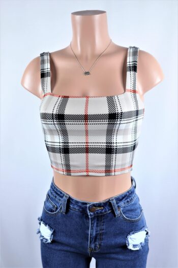 Marissa Plaid Crop Top