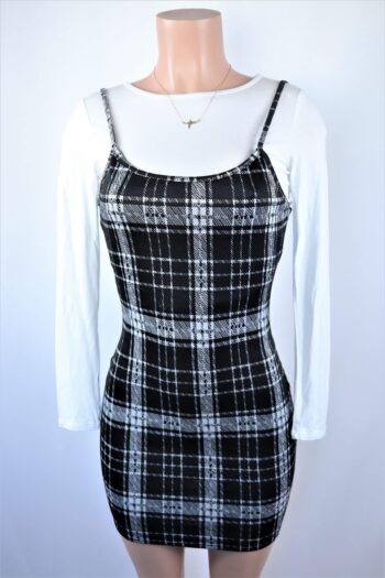 Plaid Dress Set