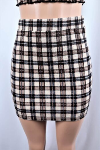 Vivian Plaid Skirt