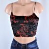 Velvet Dragon Crop Top