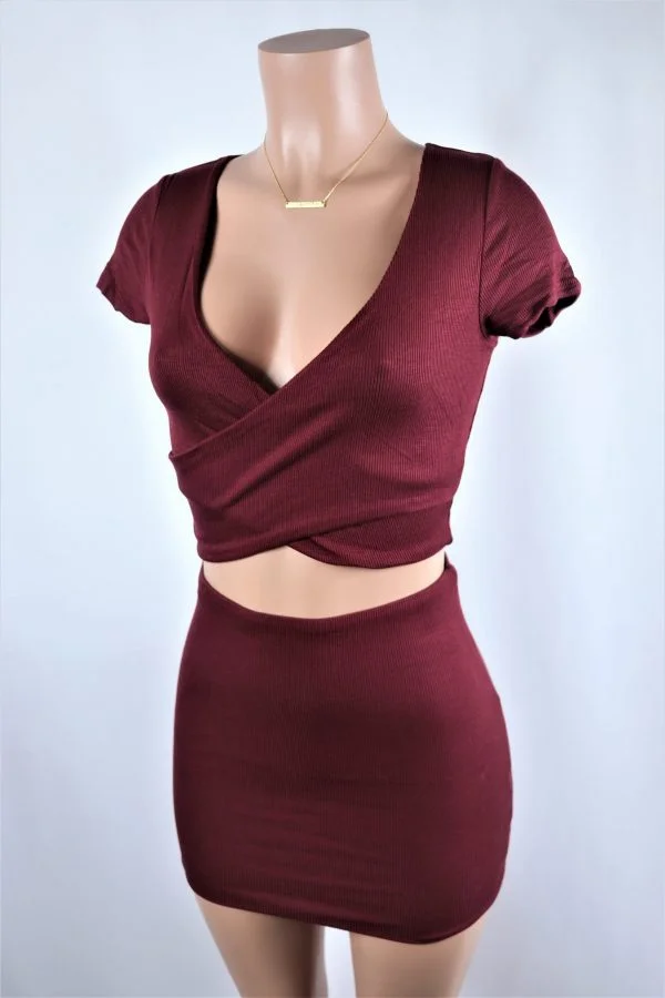 Last Nerve Skirt Set