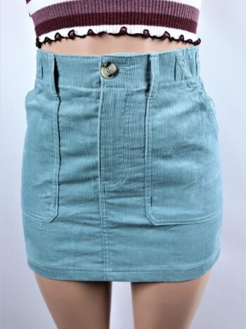 Corduroy Button Skirt Corduroy Button Skirt