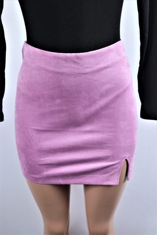 Dusty Lavender Mini Skirt