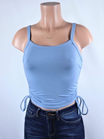 Baesic Ruche Crop Top Baesic Ruche Crop Top