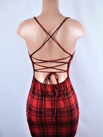Saneta Lace Up Dress Saneta Lace Up Dress