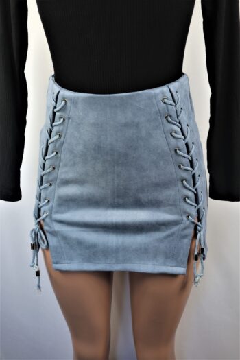 Skylar Double Lace Up Skirt