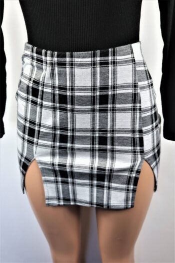 Here For the Plaid Skirt