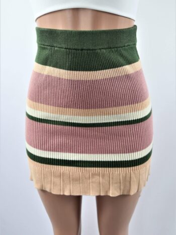 Multi Stripe Skirt Multi Stripe Skirt