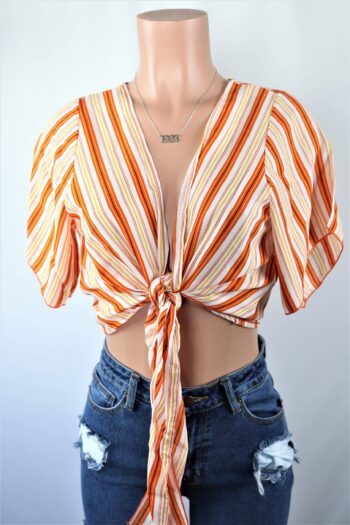 Sabrina Stripe Top