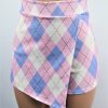 Cara Plaid Skort