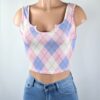 Cara Plaid Top