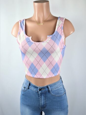 Cara Plaid Top Cara Plaid Top