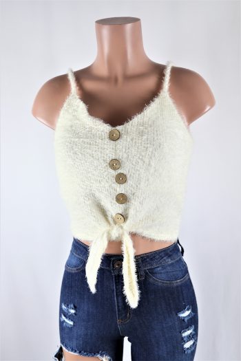 Faux Fur Tank Top