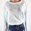 Marble Drawstring Top