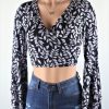 Violet Floral Top