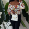 Semi Sheer Floral Top