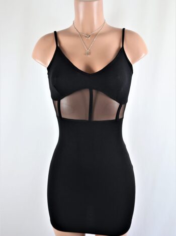 Crepe Mesh Dress Crepe Mesh Dress
