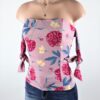 Floral Tied Shoulder Top