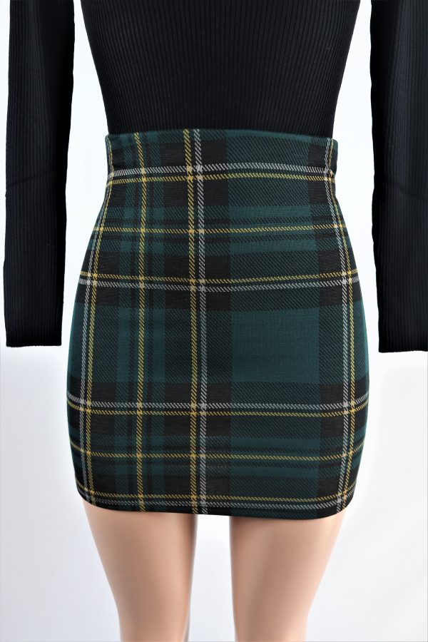Nora Plaid Skirt