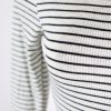 Stripe Ruche Romper