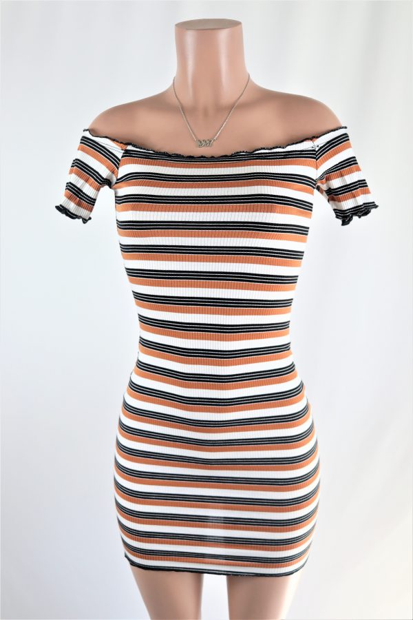 Pumpkin Stripe Dress