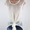 Off White Tunic Top