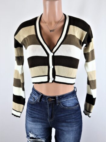 Stripe Knit Sweater Top Stripe Knit Sweater Top