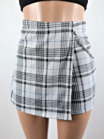 Chain Plaid Skort Chain Plaid Skort