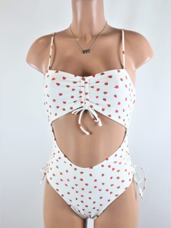 Strawberry Ruche Monokini Strawberry Ruche Monokini