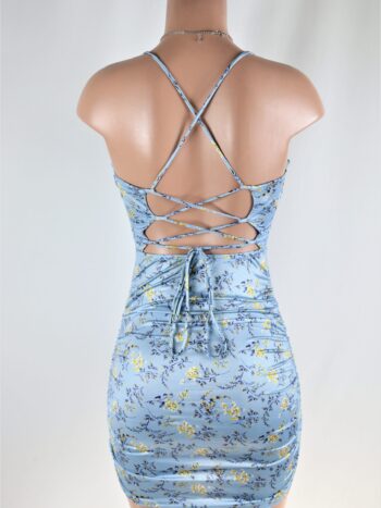 Beck Lace Up Mini Dress