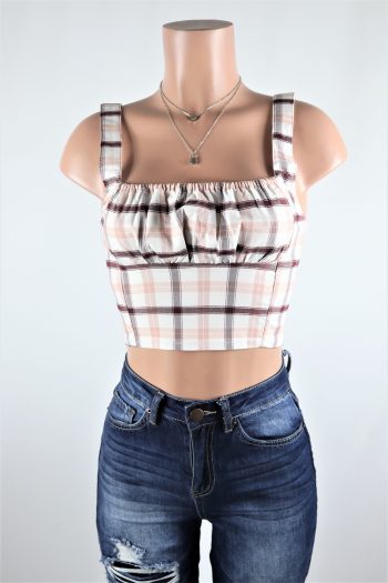 Patty Plaid Crop Top