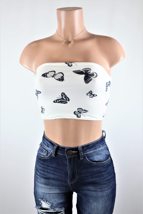 Butterfly Tube Top