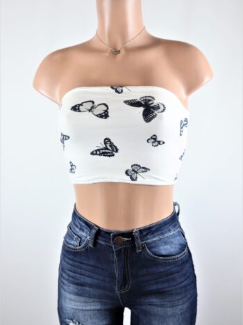 Butterfly Tube Top