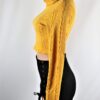 Mustard Turtleneck Top