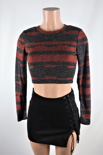 Demi Stripe Crop Top