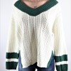 Contrast Sweater