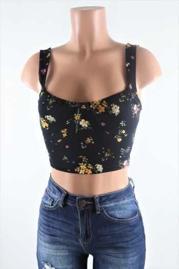 Ciri Floral Crop Top