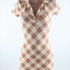 Antonia Plaid Dress