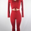 Red Ruche Pants Set