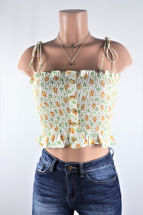 Falyn Floral Crop Top