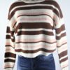 Stripe Waffle Sweater