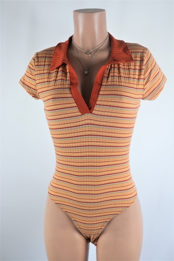 Orange Stripe Suit