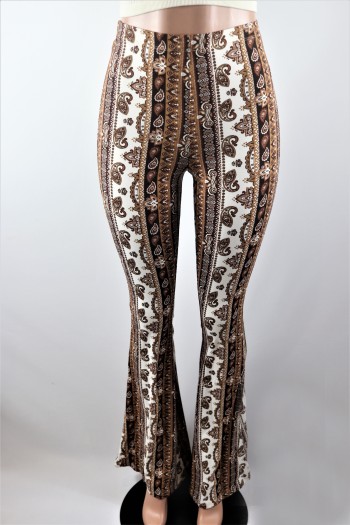 Brown Santana Palazzo Pants